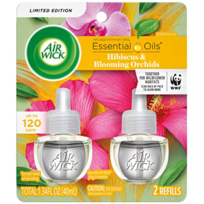 Air Wck Scnt Oil Rfl Hibiscus And Blooming Orchids - 1.34 FZ - Image 3