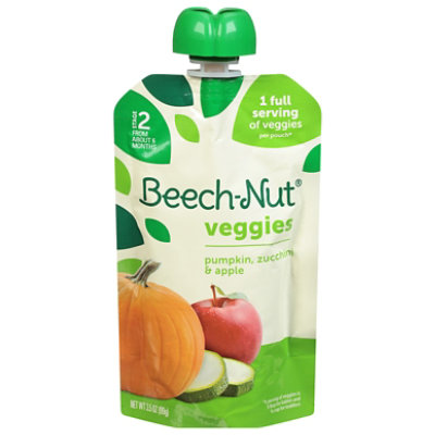 Beechnut Stg 2 Veggies Pump Zuc Apple - 3.5 OZ