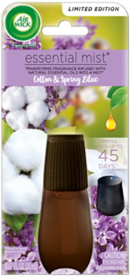 Air Wick Essential Mist Refill Cotton & Spring Lilac - EA - Image 1