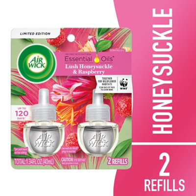 Air Wck Scnt Oil Rfl Lush Honeysuckle And Raspberry - 1.34 FZ - Randalls