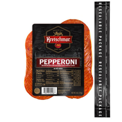 Kretschmar Classic Deli Pre-Sliced Pepperoni - 6 Oz - Image 2