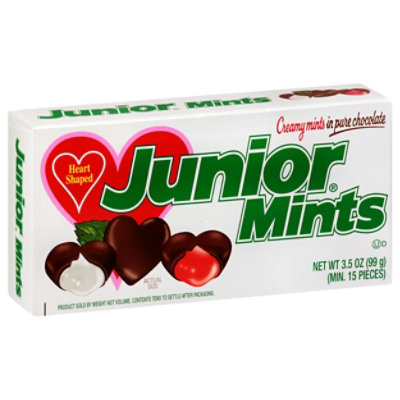 Junior Mints Valentine Hearts - 3.5 OZ