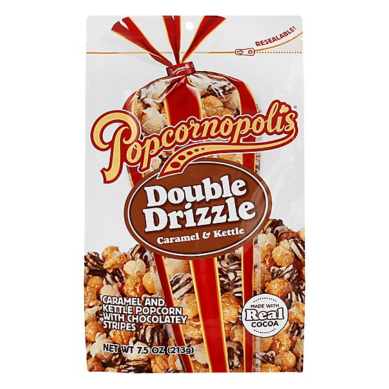 Popcornopolis Popcorn Double Drizzle - 7.5 OZ