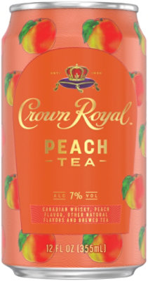 Crown Royal Peach Tea - 12 FZ - Image 2