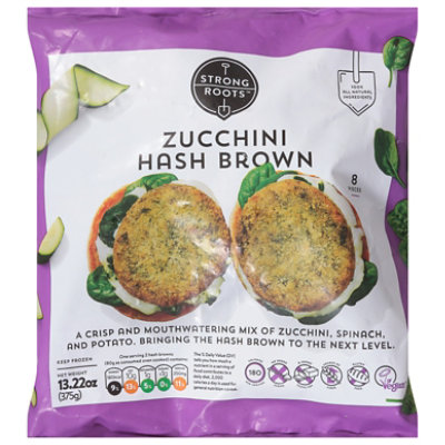 Strong Roots Hash Brown Frz Zucchini - 13.22 OZ
