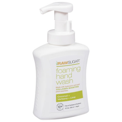 Raw Sugar Foam Hand Soap Rs-240 Coconut Verbena Lime - 12 OZ - Image 2