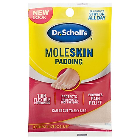 Dr Schl Moleskin Plus Padding - 3 CT