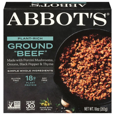 Abbots Butcher Plant Based Ground Beef - 10 Oz - Image 1