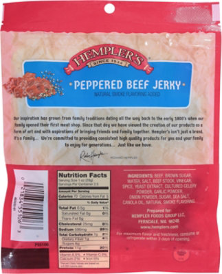 Hempler's Teriyaki Beef Jerky - 2.5 Oz - Image 5