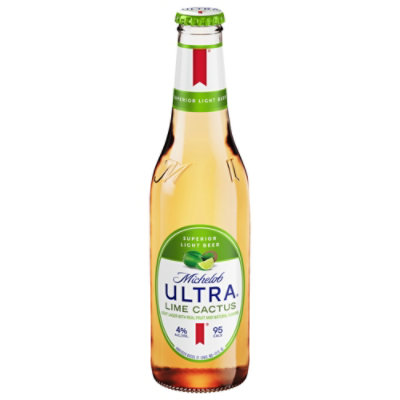 Michelob ULTRA Superior Light Lime Cactus American Beer in Bottles - 12 - 12 Fl. Oz. - Image 1