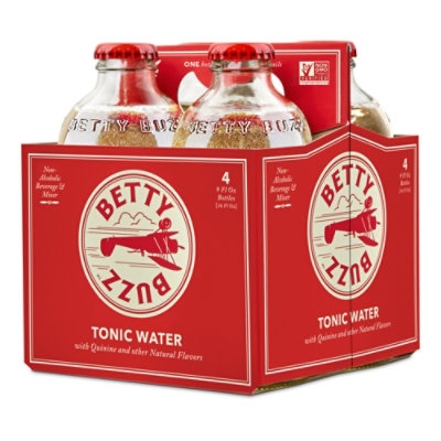 Bettybuzz Cocktail Mixer Tonic Water - 4 CT