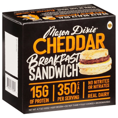 Mason Dixie Biscuit Cheddar Breakfast Sandwich - 4.7 OZ - Image 1