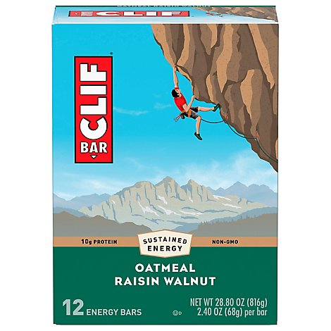 Clif Bar Oatmeal Raisin Walnut Mp - 12-2.4 OZ