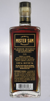 Mister Sam Tribute Blended Whiskey 122.6 Proof - 750 Ml - Image 2