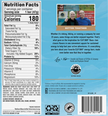 Clif Duo Cool Mint Choc & Choc Chip - 7-1.66 OZ - Image 6