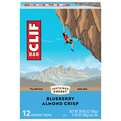 Clif Bar Blueberry Crisp - 12-2.4 OZ
