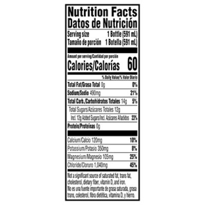 Gatorade Gatorlyte Electrolyte Beverage Cherry Lime Naturally Flavored Bottle - 20 OZ - Image 4