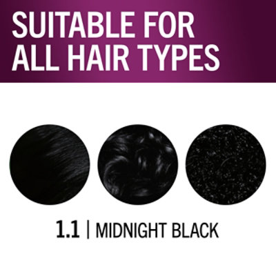 Schwarzkopf Keratin Color 1.1 Midnight Black Permanent Hair Color Cream - Each - Image 5