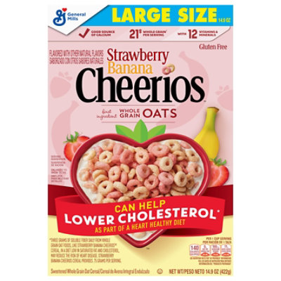 Strawberry Banana Cheerios Cereal - 14.9 OZ - Image 3