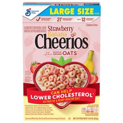 Strawberry Banana Cheerios Cereal - 14.9 OZ - Image 2