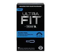 Trojan Ultrafit Bare Feel Condom - 10 CT