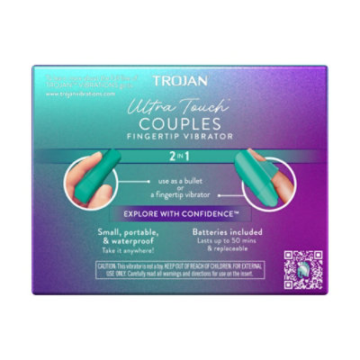 Trojan Vibrations Vibrating Fingertip Personal Massager - Each - Image 3