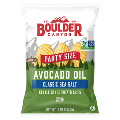 Boulder Canyon Kettle Chip Avocado Oil Seasalt - 10 OZ - Image 1