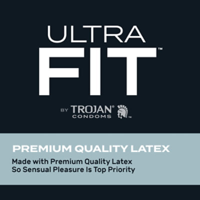 Trojan Ultrafit Comfort Feel Condom - 10 Count - Image 3