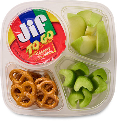 Ready Meals Quad Peanut Butter Apple Celery Pretzel - EA