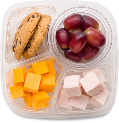 Ready Meals Quad Cheddar Turkey Grape Cookie - EA - Image 1