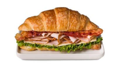 ReadyMeals Turkey Bacon Croissant Sandwich - Ready2Eat - Each - Image 1