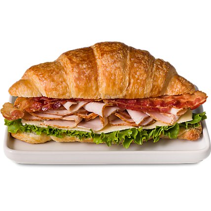 ReadyMeals Turkey Bacon Croissant Sandwich - EA - Image 1