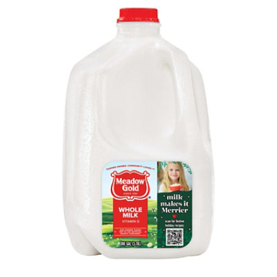 Meadow Gold Vitamin D Whole Milk Jug - 1 Gallon - Image 1