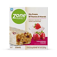 Zone Perfect Bar Strawbry Yogurt Mp - 5-1.58 OZ - Image 1