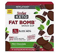 Slimfast Keto Fat Bomb Mint Choc - 14-.6 OZ