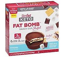 Slimfast Keto Fat Bomb Smores Stuffed - 12-.6 OZ