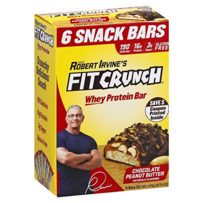 Fitcrunch Choc Peanut Butter - 6 CT