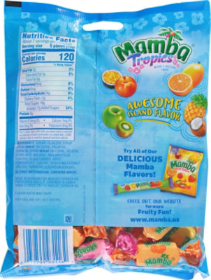 Mamba Tropics Fruit Chews Chewy Candy - 7.05 oz - Image 6