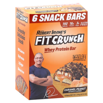 Fitcrunch Caramel Peanut - 6 CT