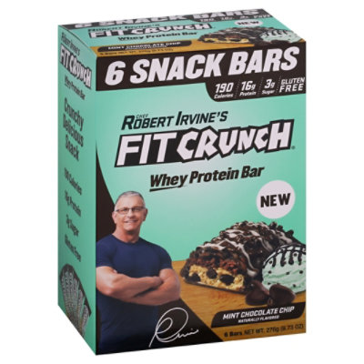 Fitcrunch Choc Chip Mint - 6 CT