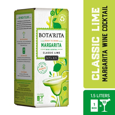 Bota Box BotaRita Ready To Drink Margarita Wine Cocktail Classic Lime - 1.5 Liter - Image 2