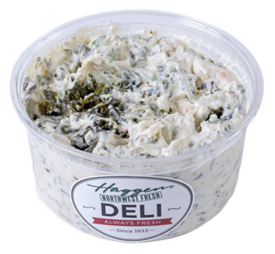 Haggen Spinach Dip - Made Right Here Always Fresh - 0.5 Lb. - Image 1