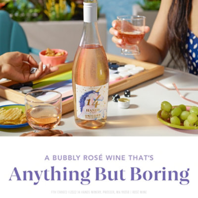 14 Hands Unicorn Rose Bubbles Columbia Valley Wine - 750 Ml - Image 5
