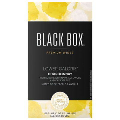 Black Box Low Calorie Brilliant Chardonnay Wine - 3 LT