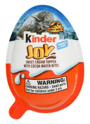 Kinder Joy Jurrasic Egg - 0.07 OZ - Image 1