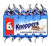 Knoppers Crispy Milk Hazelnut Wafer 6 Count - Each