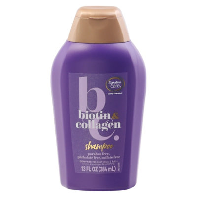 Signature Select/Care Shampoo Biotin & Collagen - 13 Fl. Oz. - Image 4