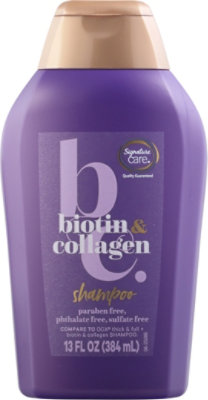 Signature Select/Care Shampoo Biotin & Collagen - 13 Fl. Oz. - Image 2