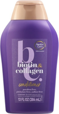 Signature Select/Care Conditioner Biotin & Collagen - 13 Fl. Oz. - Image 2