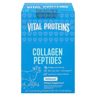 Vital Proteins Collagen Unflavored Peptides Sticks - 20-.35 OZ - Image 3